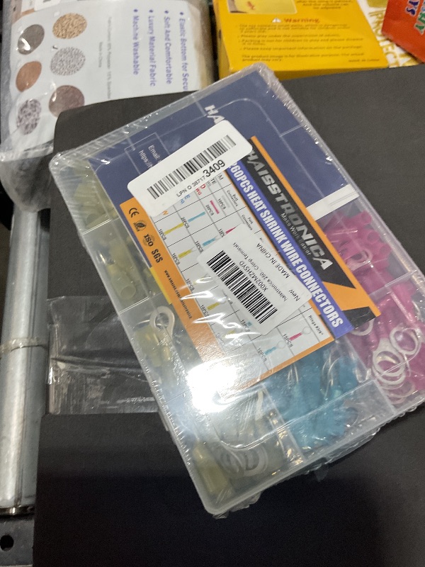 Photo 1 of haisstronica 260PCS Marine Grade Heat Shrink Ring Connectors-Heat Shrink Wire Connectors Tinned Red Copper #10,1/4",5/16",3/8"(3Colors/4Sizes),16-14 22-16 12-10 Gauge Insulated Ring Crimp Terminals