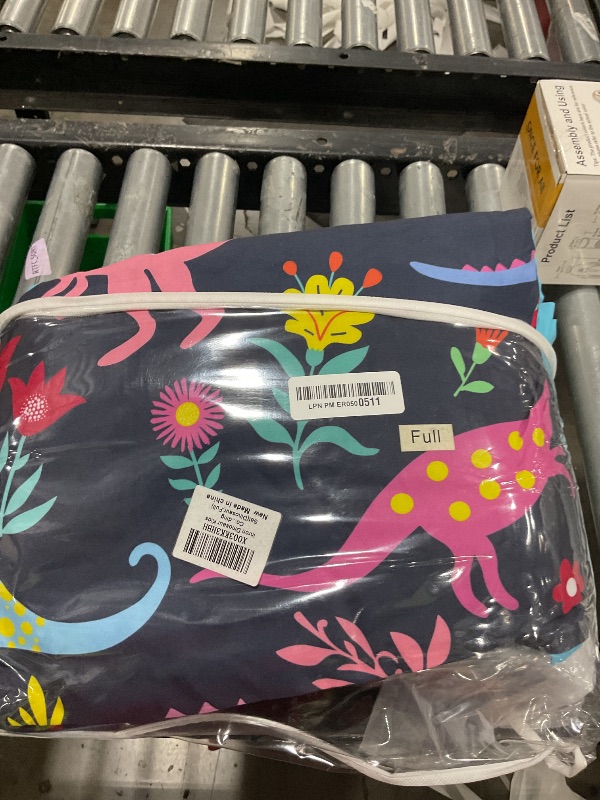 Photo 1 of inron Dinosaur Kids Comforter Sets for Boys Girls, Full Size 5 Pieces Bed in a Bag, Ultra Soft Microfiber Comforter and Sheet Sets, All Season Durable Bedding Sets