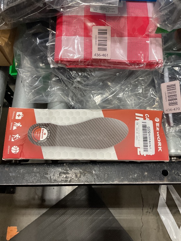 Photo 1 of Carbon Fiber Insoles, Carbon Fiber Foot Plate 1 Pair Rigid Shoe Insert Support Turf Toe, Foot Fractures, Morton Extension, Hallux Rigidus and Limitus - Alternative to Post Op Shoe