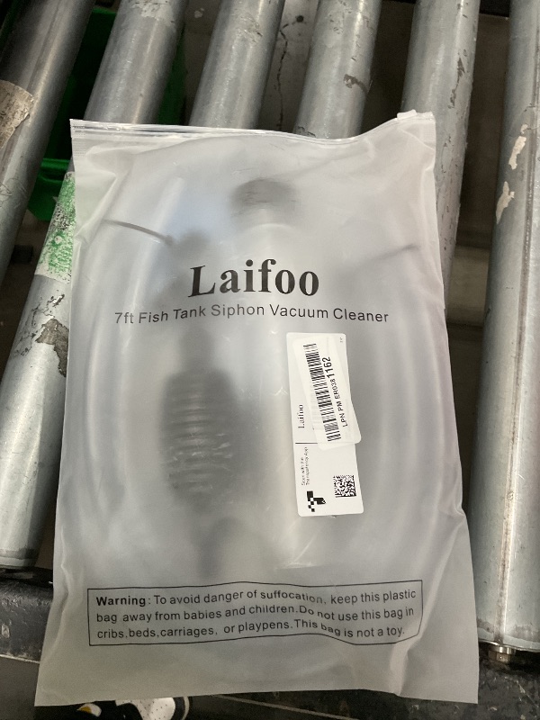 Photo 1 of Laifoo 7ft Aquarium Siphon Vacuum Cleaner for Fish Tank Cleaning Gravel & Sand
