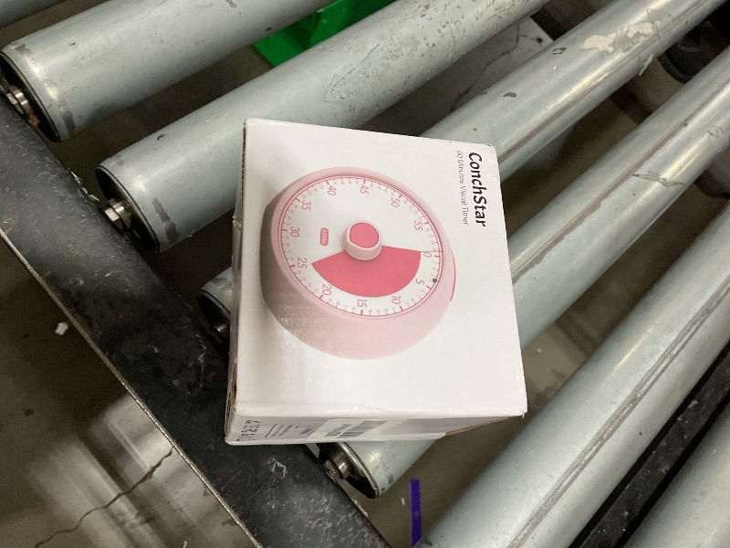 Photo 1 of Conchstar Visual Timer 60-Minute, Kids Timer for Homeschool Desk, Time Management Tools with Silent Operation, Timer for Kitchen Office Classroom(Pink)