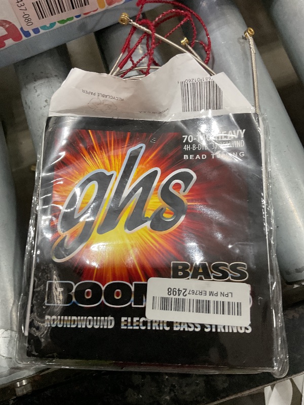 Photo 1 of GHS Strings RC-M3045 Round Core Bass Boomers, 4-Set, Medium Gauge, 45-105, (37.25" winding)