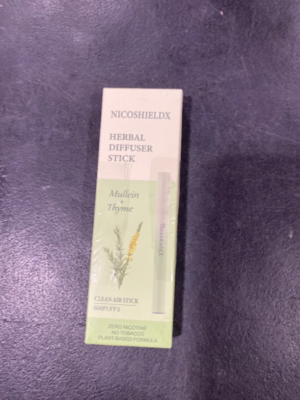 Photo 1 of Herbal Diffuser Stick - Non Electric - Plant-Based Lifestyle Tool with Mullein, Thyme & Mint for Lung Cleasing Refreshing Oral Comfort, Up to 600 Uses