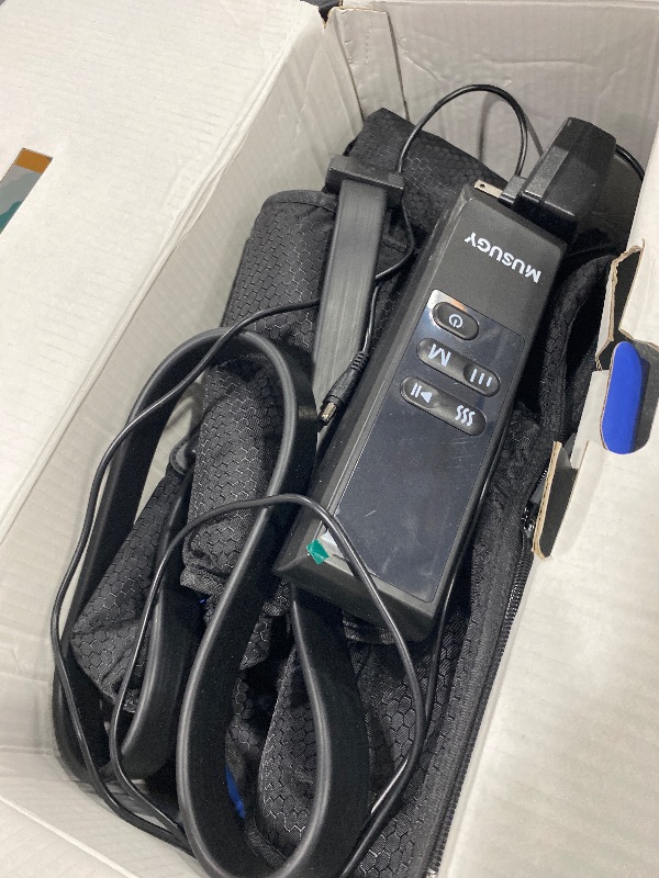 Photo 1 of Musugy Leg Massager with Heat and Compression : Sequential Compression Boots with 6 Modes,9 Intensity and 3 Heat for Circulation and Pain Relief - Christmas Birthday Gifts for Mom, Dad, Athletes, Gym