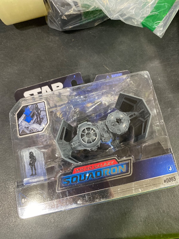Photo 1 of Star Wars Micro Galaxy Squadron TIE Bomber - 5-Inch Starfighter Class Vehicle with 1-Inch TIE Pilot Micro Figure Accessory