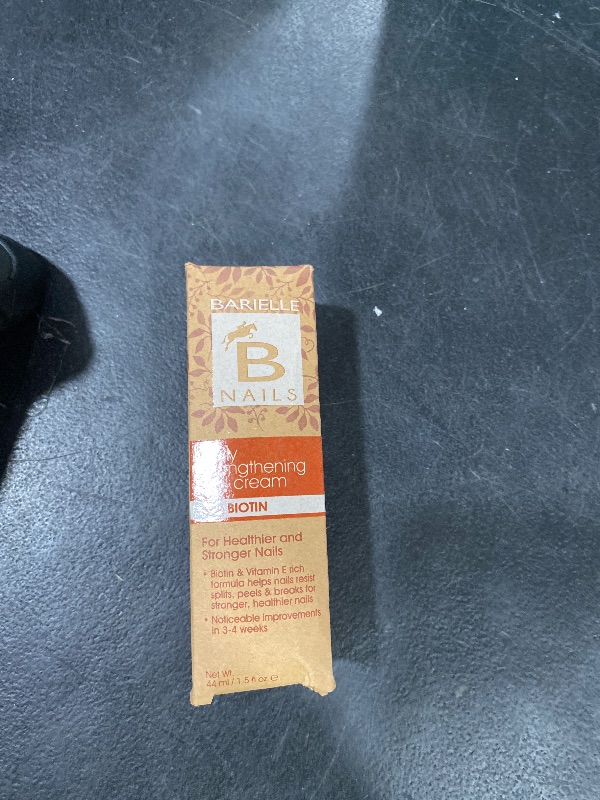 Photo 1 of Barielle Nails Daily Strengthening Nail Cream with Biotin 1.5 Ounce - for Splitting, Brittle, Ridged, Breaking, Soft and Damaged Nails, Leaves Nails Strong, Healthy and Revitalized
