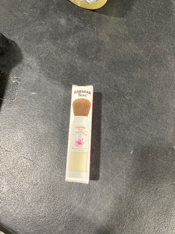 Photo 1 of Hawaiian Tropic Mineral Powder Sunscreen Brush SPF 30 | Beach Essentials, Zinc Oxide Mineral Sunscreen Powder SPF, Face Sunblock Travel Size, Brush On Sun Screen Protector for Face and Body, 0.15oz