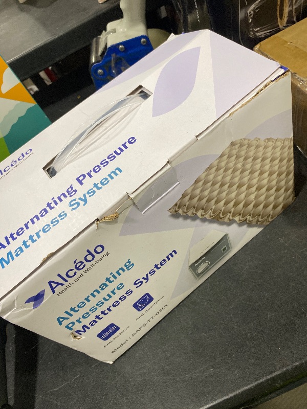 Photo 1 of Alcedo Alternating Air Pressure Mattress Pad for Bed Sore and Ulcer Prevention, Hospital & Home Use Medical Mattress Topper for Bedridden Patient, Adjustable Ultra Quiet Pump and Waterproof Cushion