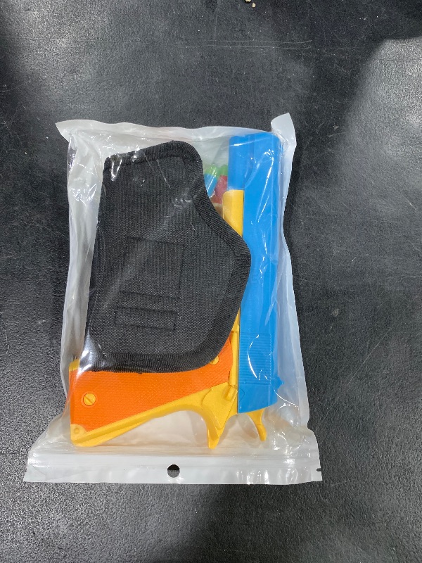 Photo 1 of Toy  - 1pcs Toy Pistols Realistic Colt 1911 Kids Toy Gun with Gun Holster and Luminous Soft Bullets Pistol