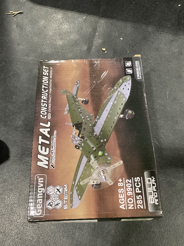 Photo 1 of Geangvn Metal Model Airplane Building Toys for Ages 8-13 14 and Up, 285pcs Plane Stem Toys for Boys Age 8-12, Assembly Jet Kits for Kids 8-10, Birthday for 9 10 11 Year Old Boys Adults