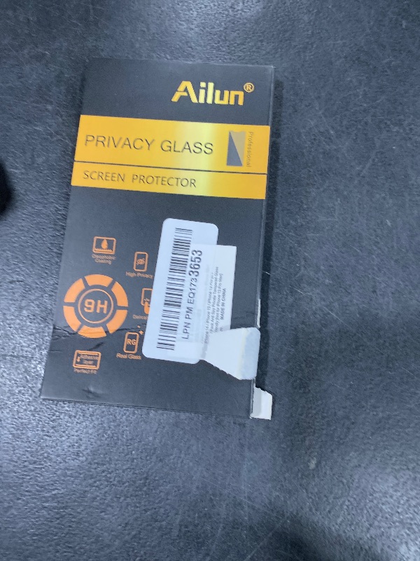 Photo 1 of Ailun Privacy Screen Protector for iPhone 16e / iPhone 14 / iPhone 13 / iPhone 13 Pro [6.1 Inch] 2 Pack Anti Spy Private Tempered Glass Anti-Scratch Case Friendly [Not for iPhone 16 6.1 Inch]