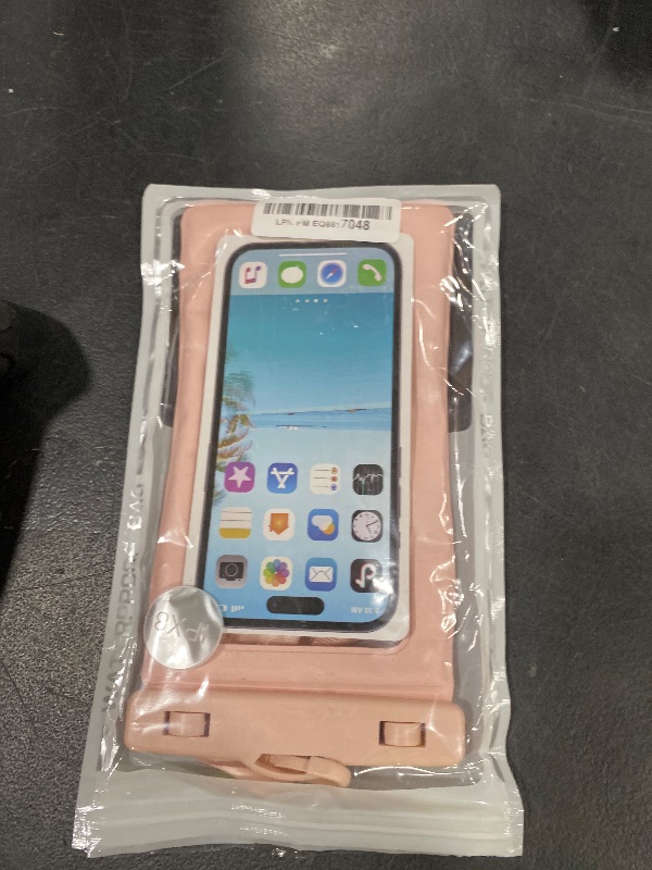 Photo 1 of MOLOSLEEVE Floatable Waterproof Phone Pouch Floating Waterproof Phone Case Dry Bags for iPhone 16 Pro Max for iPhone 15 Pro, IPX8 Cellphone Kayak Accessories, Beach Essentials, 1 Pack -Pink-8.3?