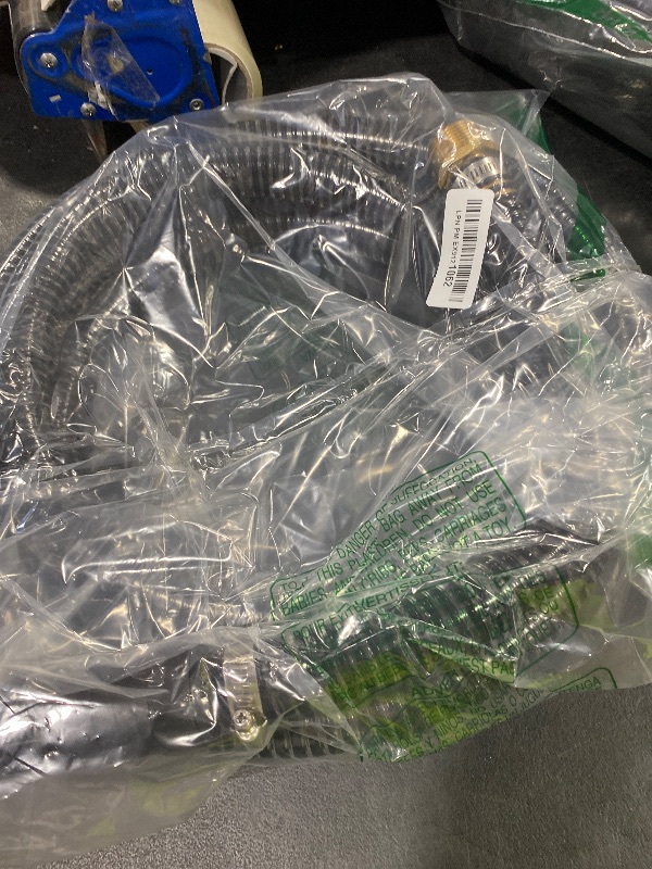 Photo 1 of 6699 13FT Suction Hose Including Check Valve and NPT 1-inch Thread, Water Inlet Pipe with Brass Adapter Easy to Connect for Shallow Well Garden Sprinkler Pump