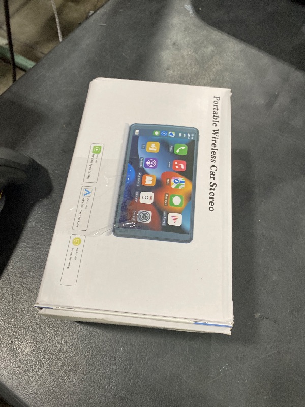 Photo 1 of ?Hieha? 2025 Wireless Portable Carplay and Android Auto, Carplay Screen for Car with Mirror Link/AUX/FM,7" Touchscreen Bluetooth 5.0, Marine Stereos for All Vehicles