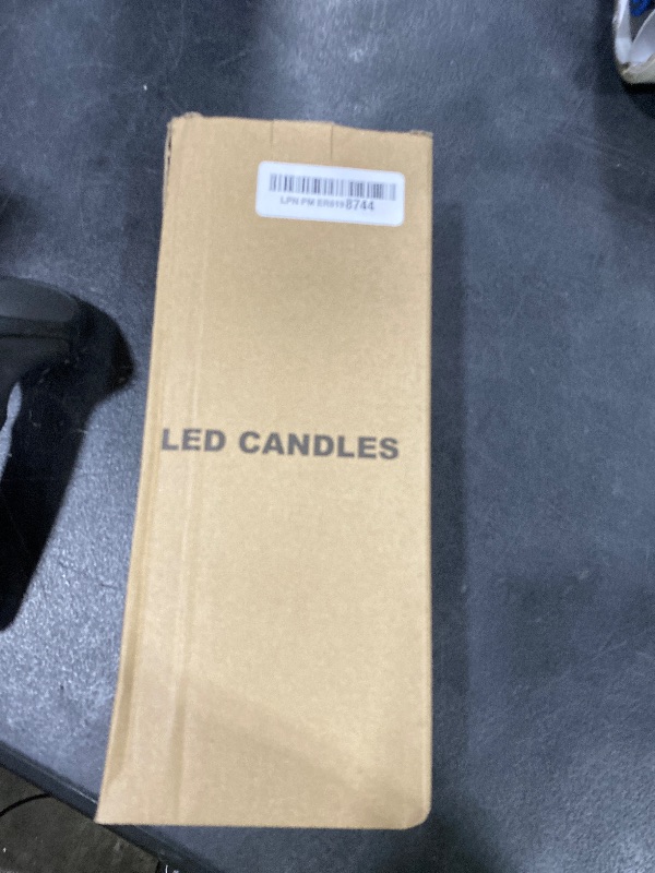 Photo 1 of GenSwin Flameless Ivory Taper Candles Flickering with 10-Key Remote, Battery Operated Led Warm 3D Wick Light Window Candles Real Wax Pack of 6, Christmas Home Wedding Decor(0.78 X 9.64 Inch)