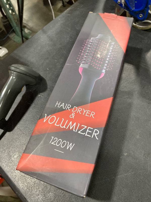 Photo 1 of Hair Dryer Brush Blow Dryer in One, Upgraded 4 in 1 Hair Dryer and Styler Volumizer with Negative Ion Anti-frizz Ceramic Titanium Barrel Hot Air Hair Straightener Brush