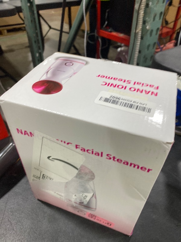 Photo 1 of Amconsure Facial Steamer - Nano Ionic Face Steamer Warm Mist Steamer for Home Sauna SPA, Humidifier for Face Steamer for Deep Cleaning Unclogs Pores Sinuses - Bonus 5 Piece Stainless Steel Skin Kit