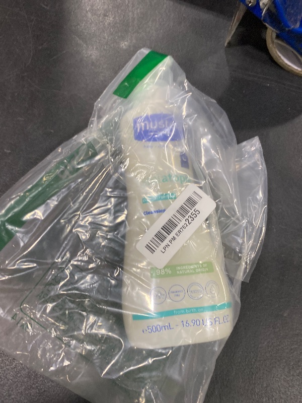 Photo 1 of Mustela Stelatopia Eczema-Prone Skin Cleansing Gel - Baby Face & Body Wash with Natural Avocado & Sunflower Oil - Fragrance-Free & Tear Free - 16.9 fl. oz.