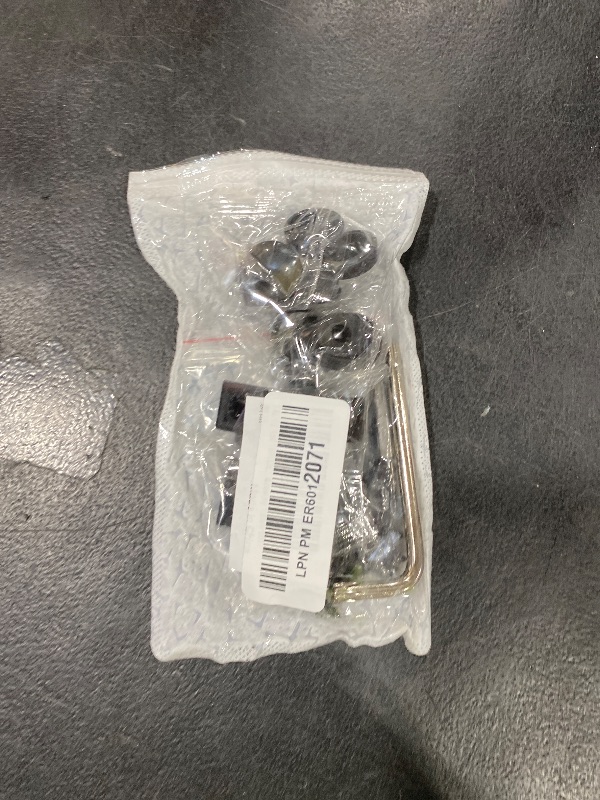 Photo 1 of YALOK Anti Theft License Plate Screws Kits- Rustproof Stainless Steel Car Tag Plate Mounting Hardware, M6 (1/4") Tamper Proof Fastener Nut, Caps Cover for Front Rear Frame Holder Mounting?AT-Black/8?