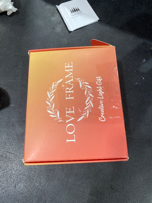 Photo 1 of Laapee  Picture Frame 5x7, Color-Changing Led Picture Frame, Love Photo Frames for Couple, Cute Picture Lamp Decor for Family