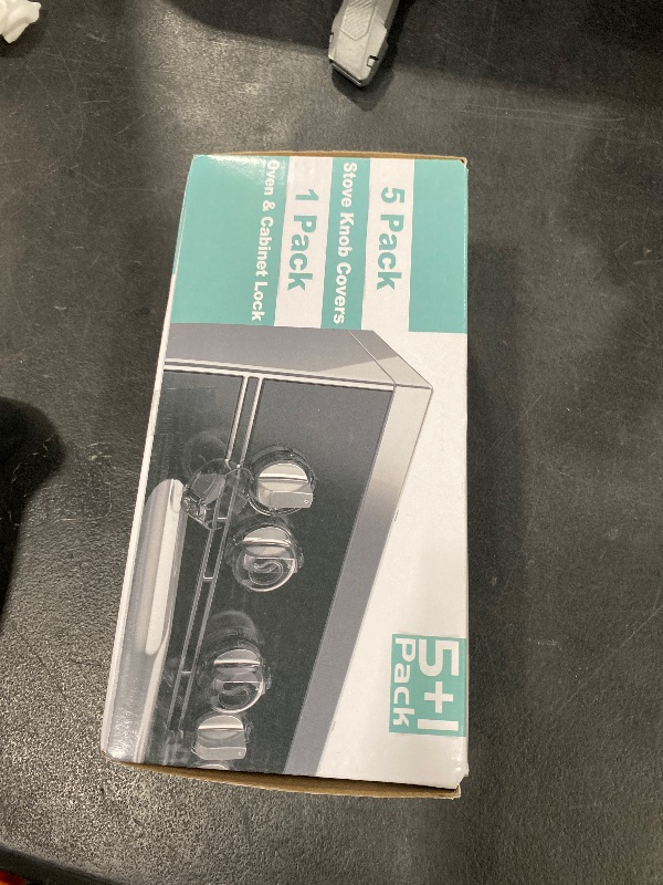 Photo 1 of Mom's Choice Gold Awards Winner - Stove Knob Covers for Child Safety (5 + 1 Pack) Double-Key Design and Upgraded Universal Size Gas Knob Covers Clear View Childproof Oven Knob Covers for Kids and Pets