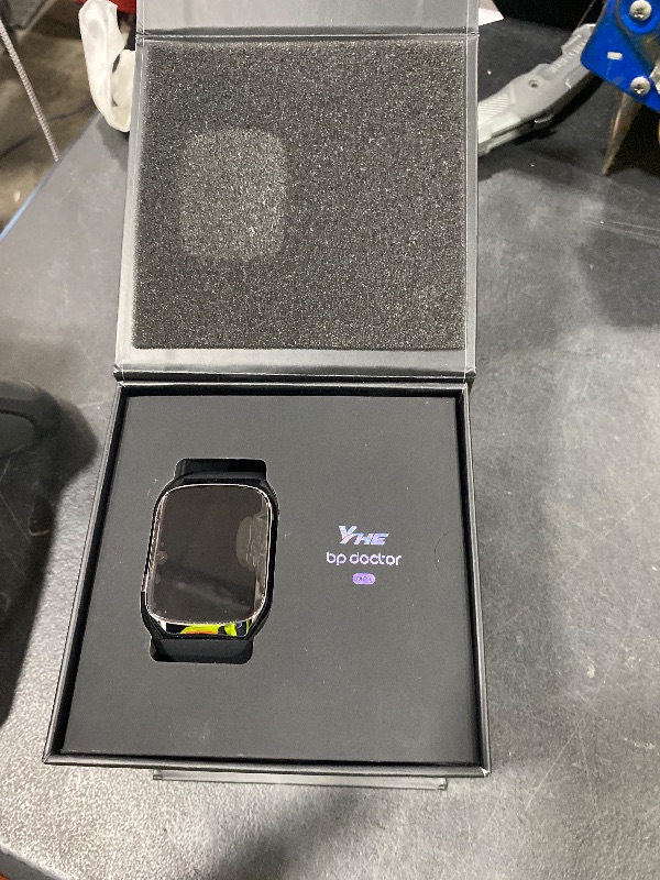 Photo 1 of YHE BP Doctor Med, Blood Pressure Smartwatch with Dual Patented Cuff, Wrist BP Monitor 24/7 Stress Monitoring Sleep & Sports Tracking App for Android & iOS (Silver)
