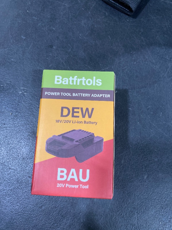 Photo 1 of Adapter for Bauer 20v Max Cordless Tools, Compatible with De Walt 20V Max Batteries & Hercules Battery, Adapter Only, Black, 1 Pack (Dewalt & Hercules to Bauer 20v Tools)