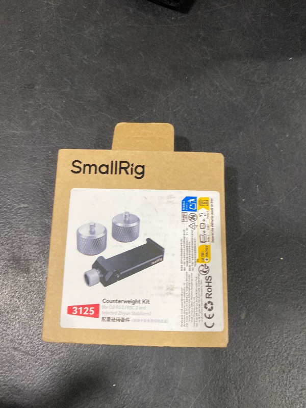 Photo 1 of SMALLRIG Counterweight Kit Compatible with DJI RS2/RSC2/RS 3/RS 3 Pro and for Zhiyun Crane 2S/3S/Weebill S and for Moza Air 2/AirCross 2 Gimbal Stabilizers - 3125