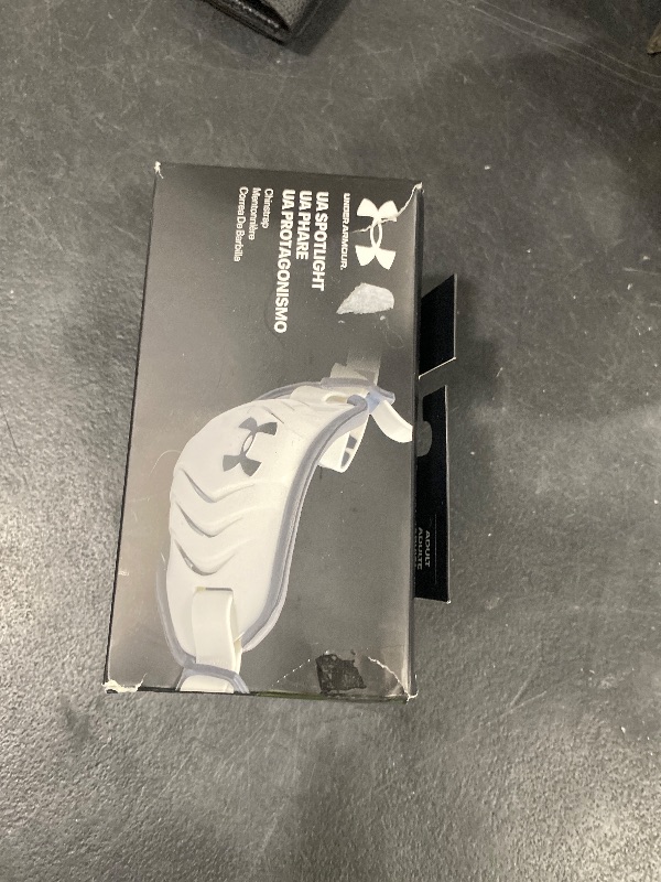 Photo 1 of Under Armour Spotlight Chin Strap White, Adult
