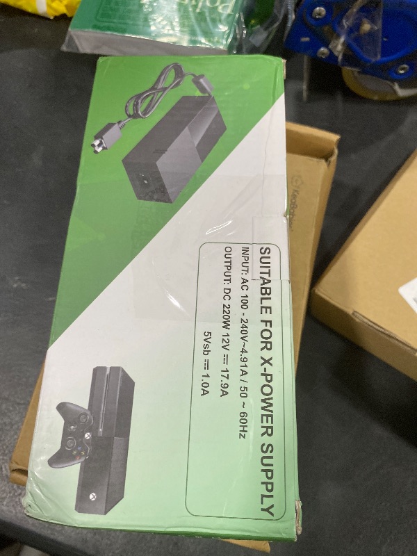 Photo 1 of Ponkor Power Supply for Xbox One, AC Cord Replacement Power Brick Adapter 100-240V Compatible with Xbox One