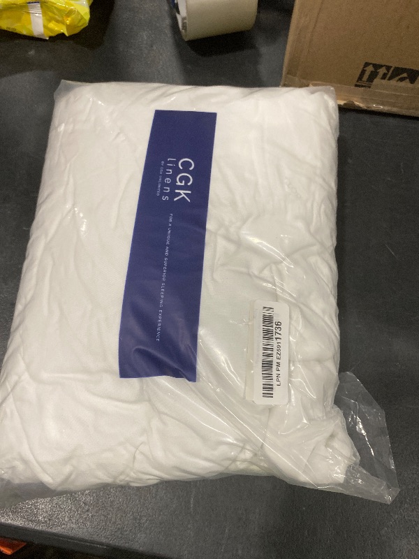 Photo 1 of Extra Deep Pocket Queen Sheet Set - 4 Piece Breathable & Cooling Bed Sheets - Hotel Luxury Sheet Set - Ultra Soft, Wrinkle Free & Comfy - Easily Fits Extra Deep Mattresses - Deep Pocket White Sheets