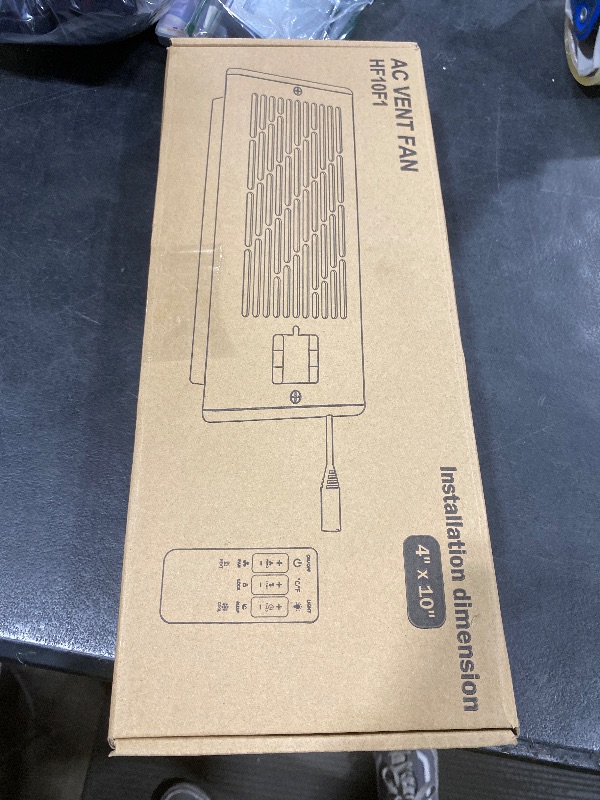 Photo 1 of Hisummer Window Register Booster Fan Fit 4" x 10" Air Vent Duct Openings, Quiet AC Vent Fan Booster with 10 Speeds Remote Control & Thermostat Household Ventilation Fans for Room Cooling (Upgrade)