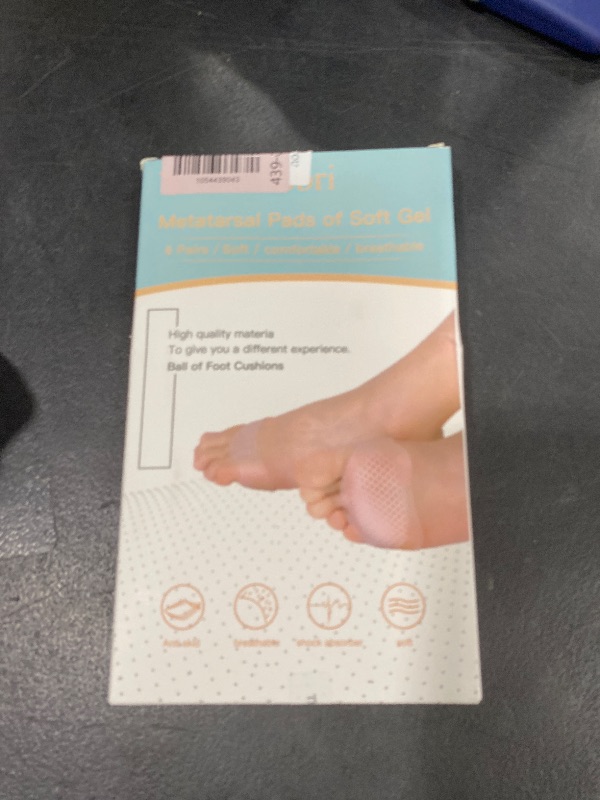 Photo 1 of FOMIBOBRI Metatarsal Pads 12 Pack Ball of Foot Cushions for Women & Men Gel Soft Foot Pad to Relieve Pain