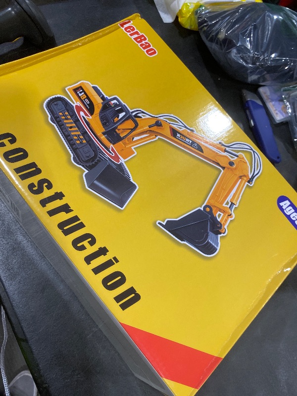 Photo 1 of LerBao 2 Pack Large Construction Engineering Truck Toys,Moveable Claw Excavator & Lifting Back Dump Truck Toy for 3 4 5 6 7 8 Years Old Boys Kids Childs Toddlers Birthday Christmas GIFS