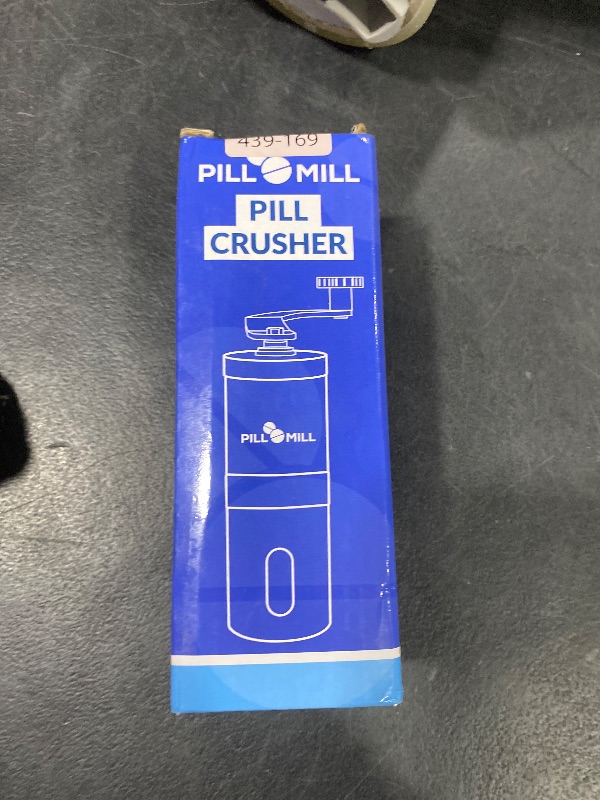 Photo 1 of Pill Mill Pill Crusher - Crushes Multiple Tablets to a Fine Powder - Metal Pill Grinder - Tablet Pulverizer Suitable for Travel - Great Feeding Tube use and Pets