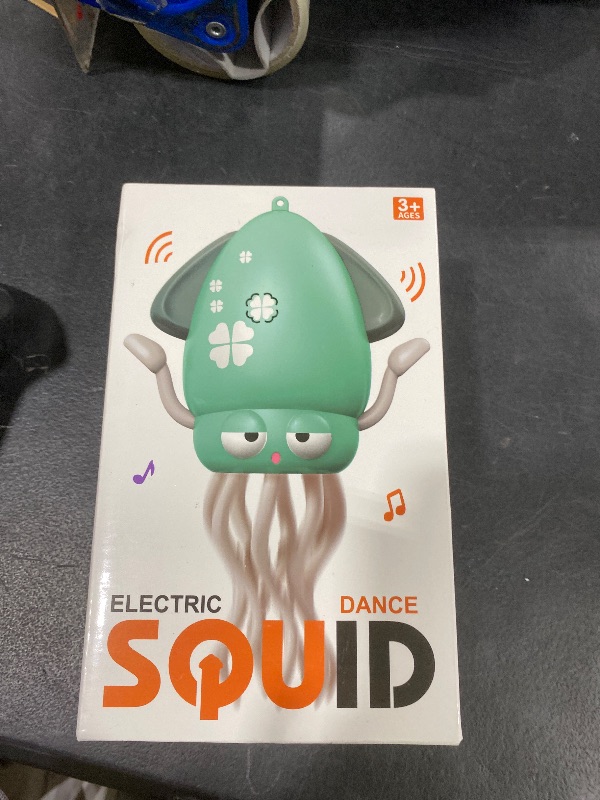 Photo 1 of Magic Dancing Octopus Toy - Smart Obstacle-Dodging Robot with LED Light Show & Music, USB Rechargeable Tummy Time Squid Toy for Babies | Electric Crawling Octopus | Interactive Gift for Kids 3+