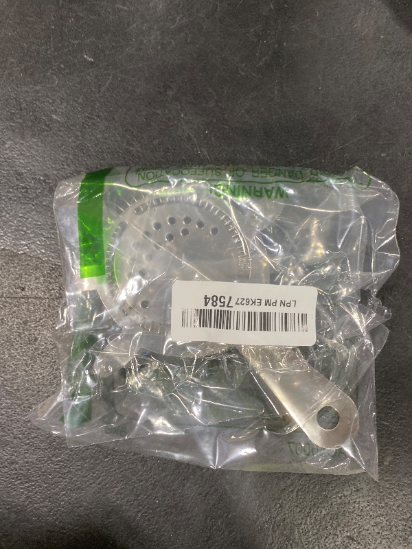 Photo 1 of Winco Stainless Steel 4-Prong Bar Strainer