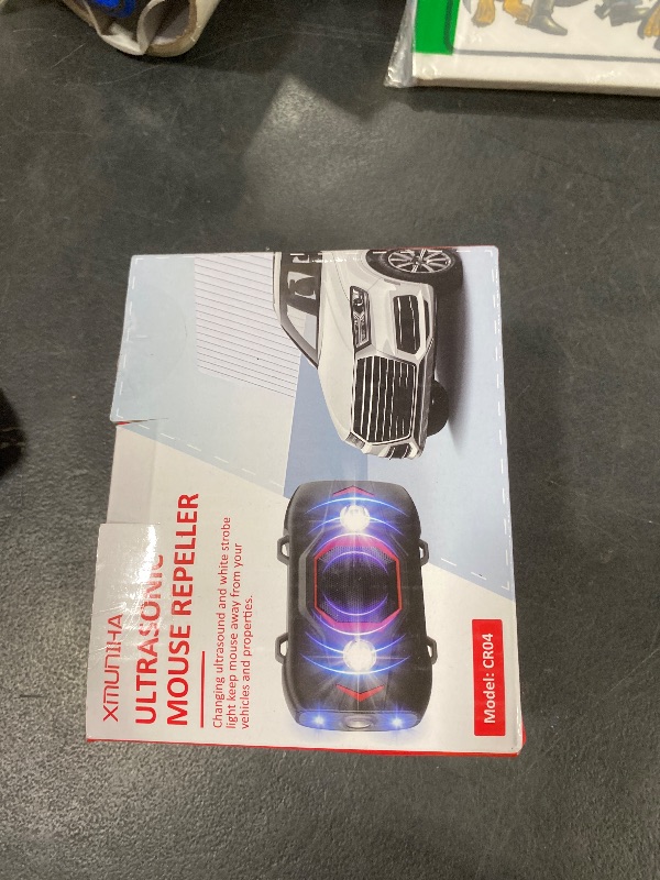 Photo 1 of Rodent Repellent for Car Engines - Ultrasonic Mouse Repellent Under Hood, Upgraded 4 LED Strobe Lights, Plug-in & Battery Powered, Keep Rodents Out of Car, RV, Garage, Room, Indoor, Outdoor, 2 Pack