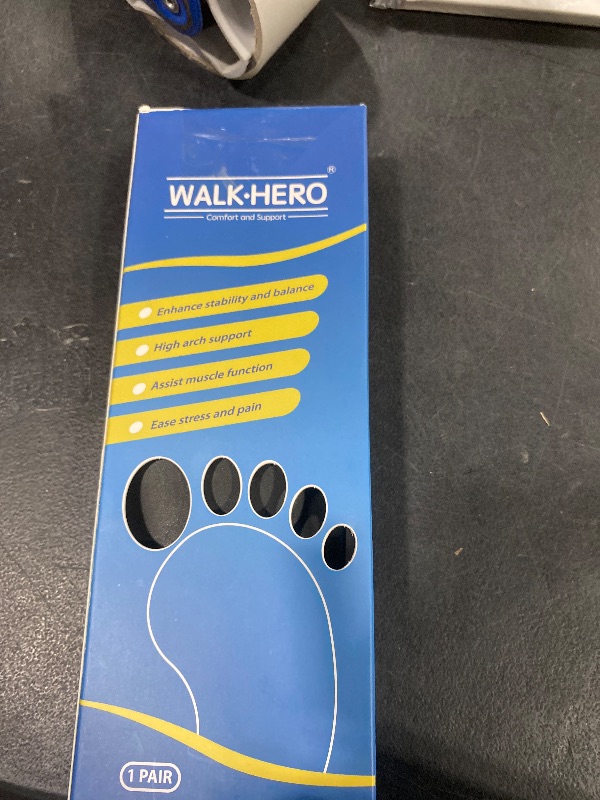 Photo 1 of Plantar Fasciitis Insoles for Men Women - Orthotics Inserts, Shoe Insoles Arch Support Flat Feet Inserts Work Boot Insoles for Standing All Day (Mens 8-8 1/2 | Womens 10-10 1/2)