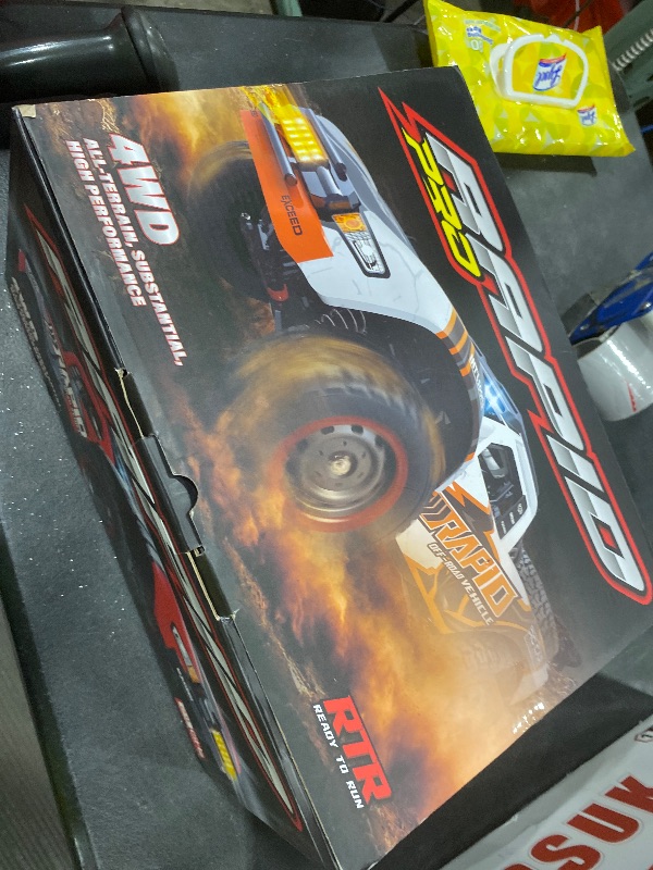 Photo 1 of Yidedraw RC Cars 1:14 RC Truck 30 MPH 4WD Remote Control Car All Terrain Trophy Car for Adults Boys Toys Fast Off-Road RC Buggy Big Short Course Monster Truck with 2 Batteries (RTR)