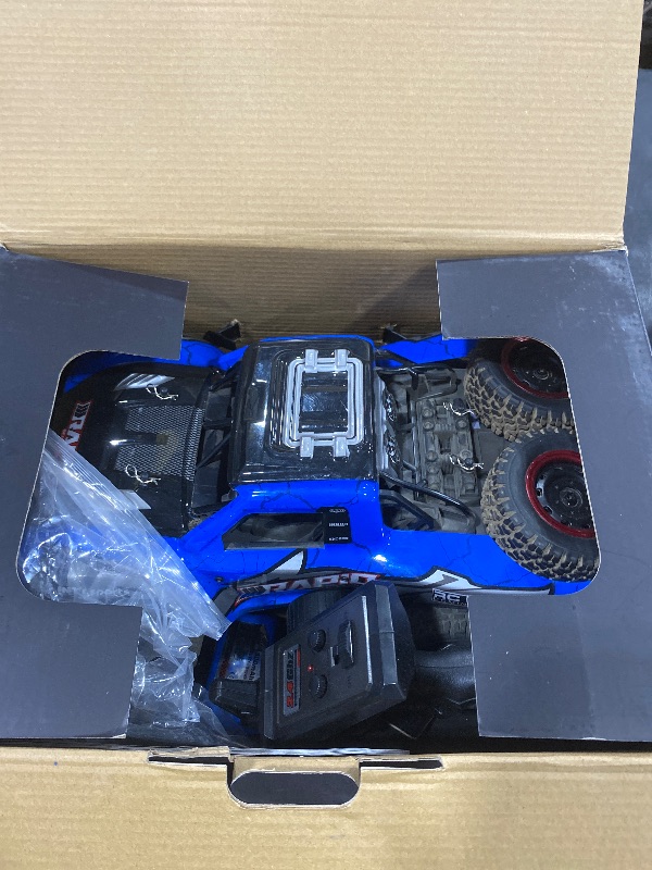 Photo 1 of Yidedraw RC Cars 1:14 RC Truck 30 MPH 4WD Remote Control Car All Terrain Trophy Car for Adults Boys Toys Fast Off-Road RC Buggy Big Short Course Monster Truck with 2 Batteries (RTR)