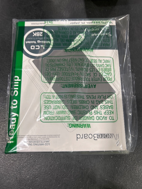 Photo 1 of 10 inch LCD Writing Tablet Electronic Writing Notebook with PU Protective Cover Erasable Drawing Pad Gift for Adults at Home Business Office(Black