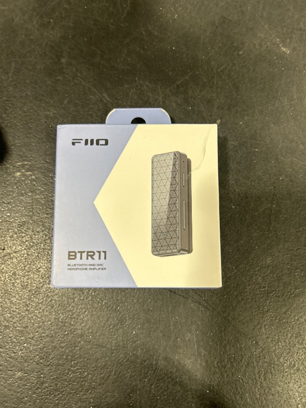 Photo 1 of FiiO BTR11 Bluetooth 5.3 Receiver LDAC 3.5mm Built-in Mic Wireless Audio Headphone Amplifier Adapter (Black)