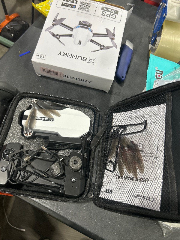 Photo 1 of Drone with Camera for Adults, 2K HD GPS Drones with Auto Return, Follow Me, Circle Fly, Waypoint Fly, Optical Flow, Brushless Motor, Foldable 5G Transmission FPV Quadcopter