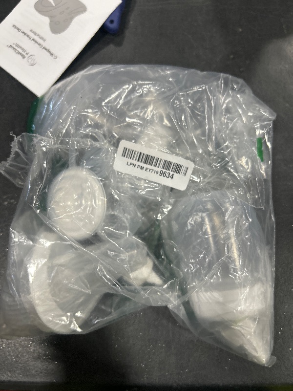 Photo 1 of Full Breast Pump Parts with 19mm Oval Soft Rim Flanges and Wide-Mouth Base Connector for Spectra S2 S1 9 Plus SG, Medela, Lansinoh Pumps, Include Flange, Valve, Backflow Protector, Tubing and Bottle