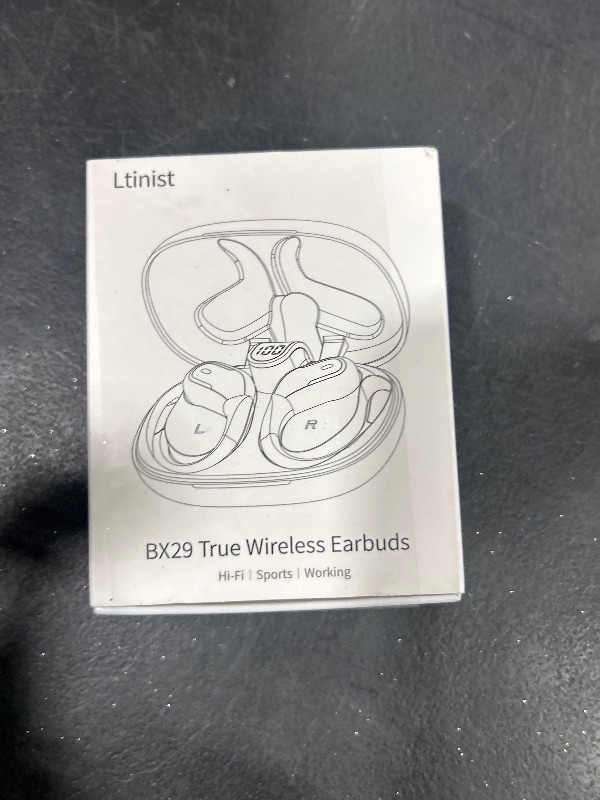 Photo 1 of Ltinist Wireless Earbuds, 75hrs Bluetooth 5.4 Headphone Sport, 2025 Bluetooth Earbuds Deep Bass Over Ear Buds with Earhooks, ENC Noise Cancelling Earphone Mic, IPX8 Waterproof for Workout/Running/Gym