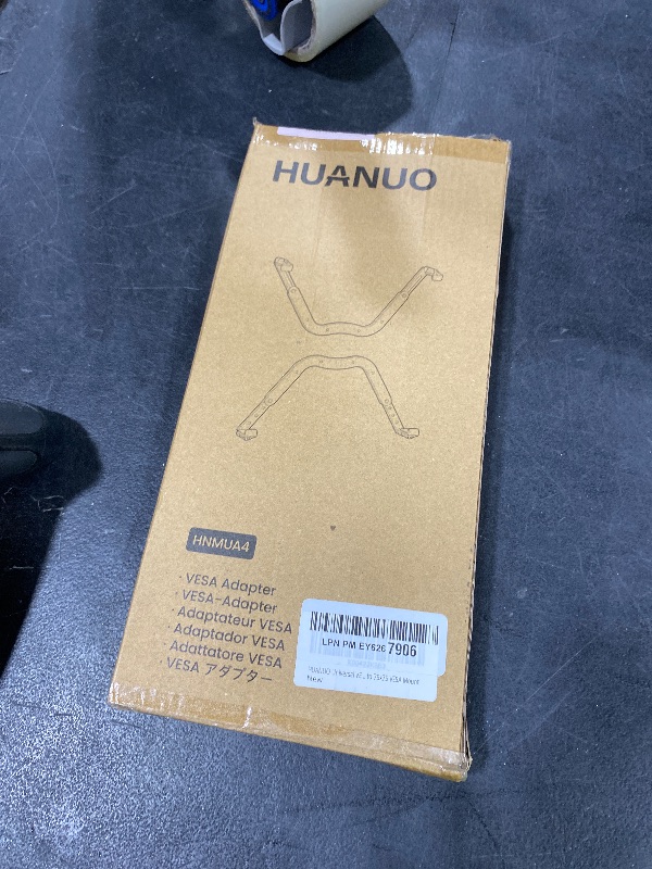 Photo 1 of HUANUO Universal VESA Mount Adapter Kit, Non-VESA Adapter for 17 to 27 Inch Monitor Screens to 75x75 VESA Mount