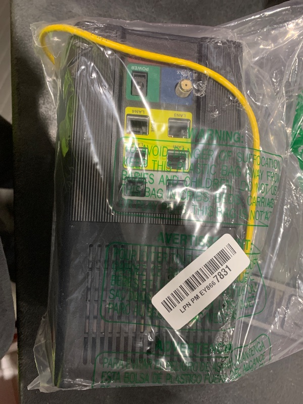 Photo 1 of Motorola MT8733 WiFi 6 Router + Multi-Gig Cable Modem + 2 Phone Ports | for Comcast Xfinity Voice and Gigabit Internet Plans Up to 2500 Mbps | AX6000 | DOCSIS 3.1 | with Smart Motosync App