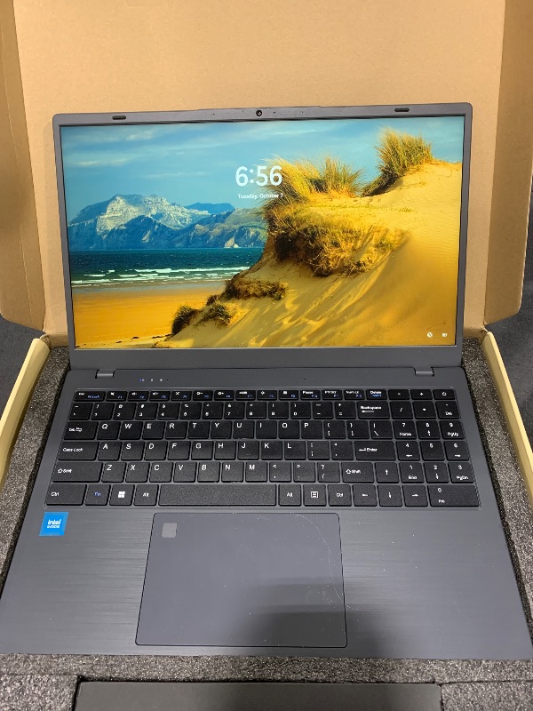 Photo 1 of UOWAMOU Laptop Computer 15.6 inch, Intel Quad Core N95, 12GB LPDDR5 RAM 1TB NVMe SSD Laptop with FHD IPS Display, WiFi 5, BT5.0, USB Type C and Fingerprint, 2 Years Warranty, Windows 11 Pro