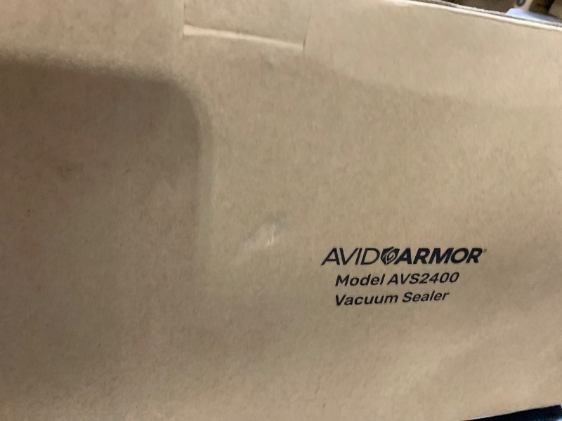 Photo 1 of Avid Armor Vacuum Sealer Machine AVS2400, Professional Food Sealer with Roll Storage & Built-In Cutter, Compact Vacuum Sealer for Food Preservation